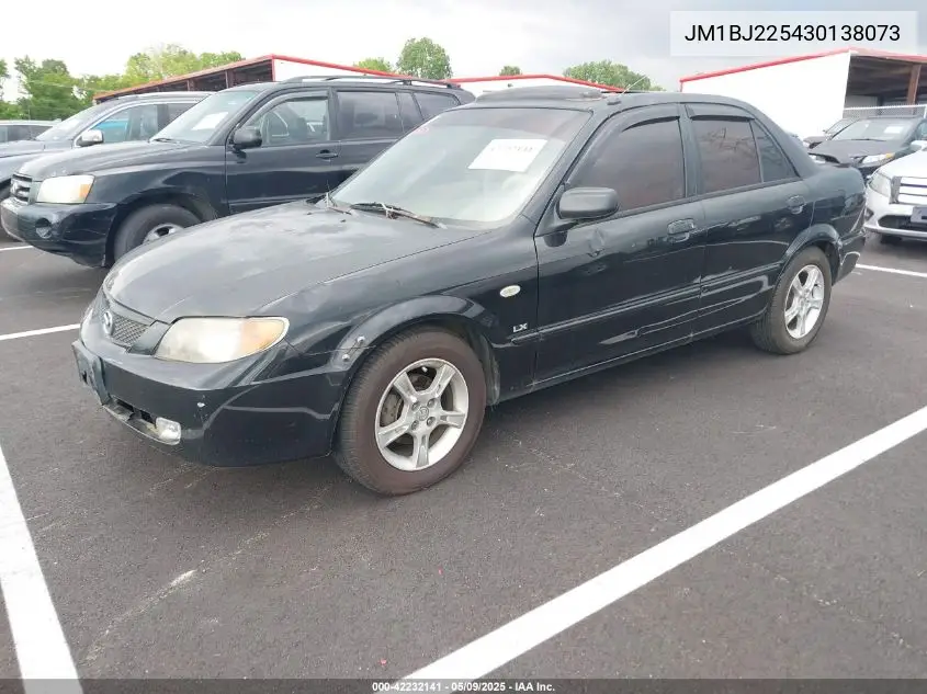 2003 Mazda Protege Dx/Es/Lx VIN: JM1BJ225430138073 Lot: 42232141