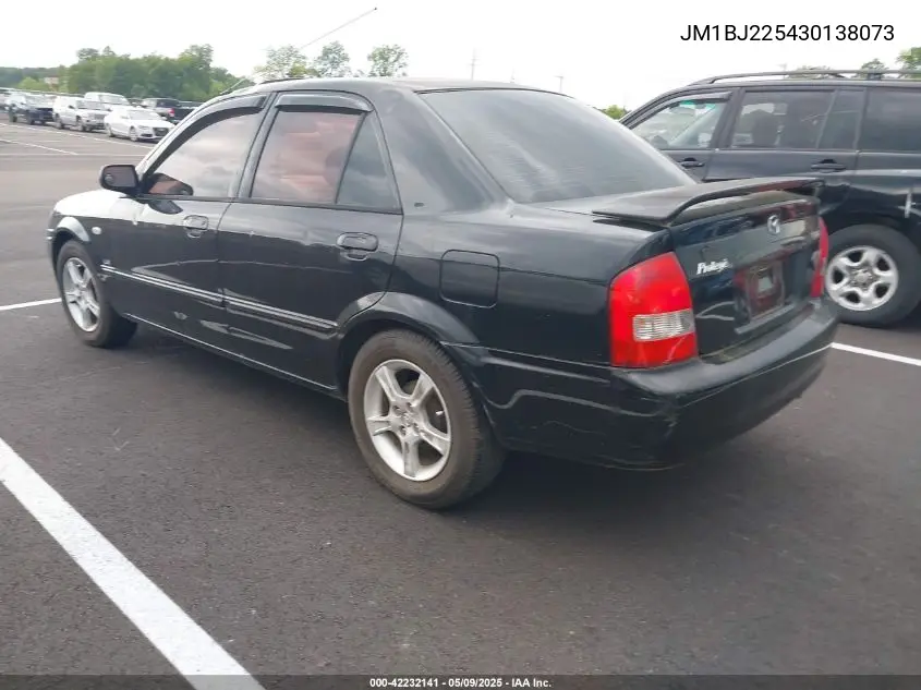 2003 Mazda Protege Dx/Es/Lx VIN: JM1BJ225430138073 Lot: 42232141