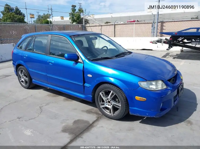 2003 Mazda Protege5 VIN: JM1BJ246031190896 Lot: 42477375