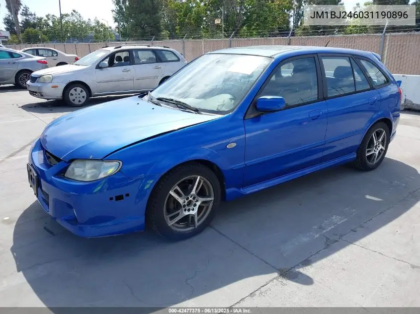 2003 Mazda Protege5 VIN: JM1BJ246031190896 Lot: 42477375