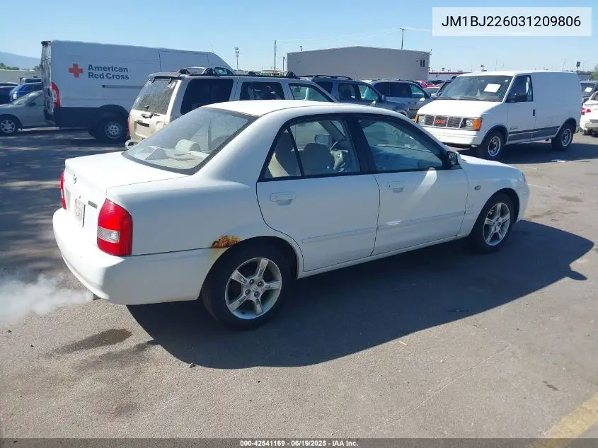 2003 Mazda Protege Dx/Es/Lx VIN: JM1BJ226031209806 Lot: 42541169
