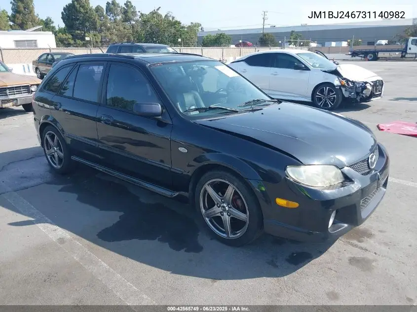 2003 Mazda Protege5 VIN: JM1BJ246731140982 Lot: 42565749