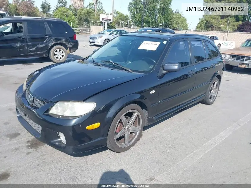2003 Mazda Protege5 VIN: JM1BJ246731140982 Lot: 42565749