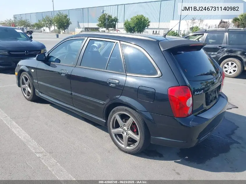 2003 Mazda Protege5 VIN: JM1BJ246731140982 Lot: 42565749
