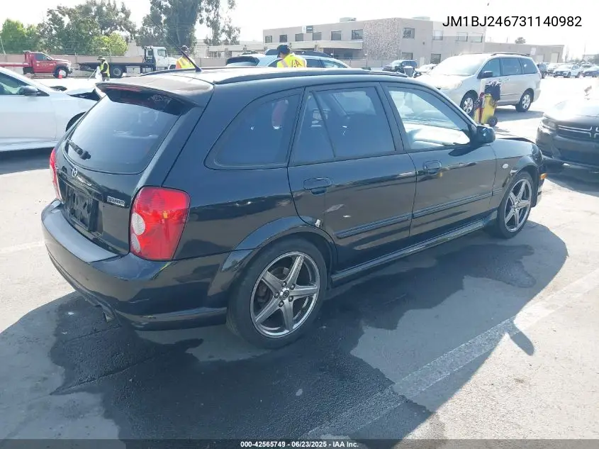 2003 Mazda Protege5 VIN: JM1BJ246731140982 Lot: 42565749