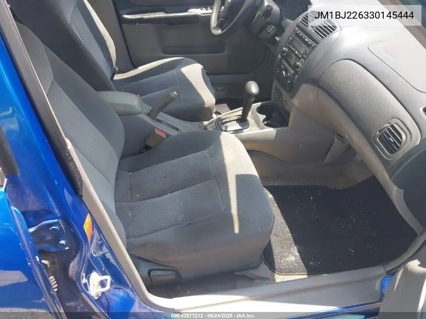 2003 Mazda Protege Dx/Es/Lx VIN: JM1BJ226330145444 Lot: 42577212