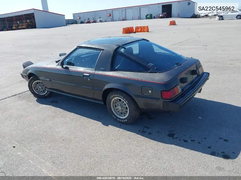 1979 Mazda Rx-7 VIN: SA22C545962 Lot: 42533578