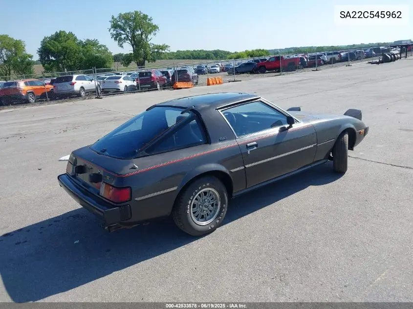 1979 Mazda Rx-7 VIN: SA22C545962 Lot: 42533578