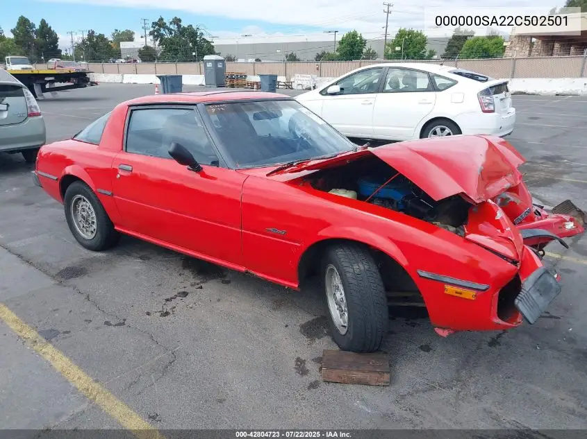 1979 Mazda Rx7 VIN: 000000SA22C502501 Lot: 42804723