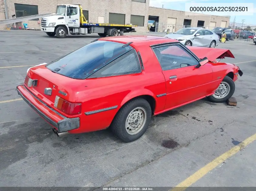 1979 Mazda Rx7 VIN: 000000SA22C502501 Lot: 42804723