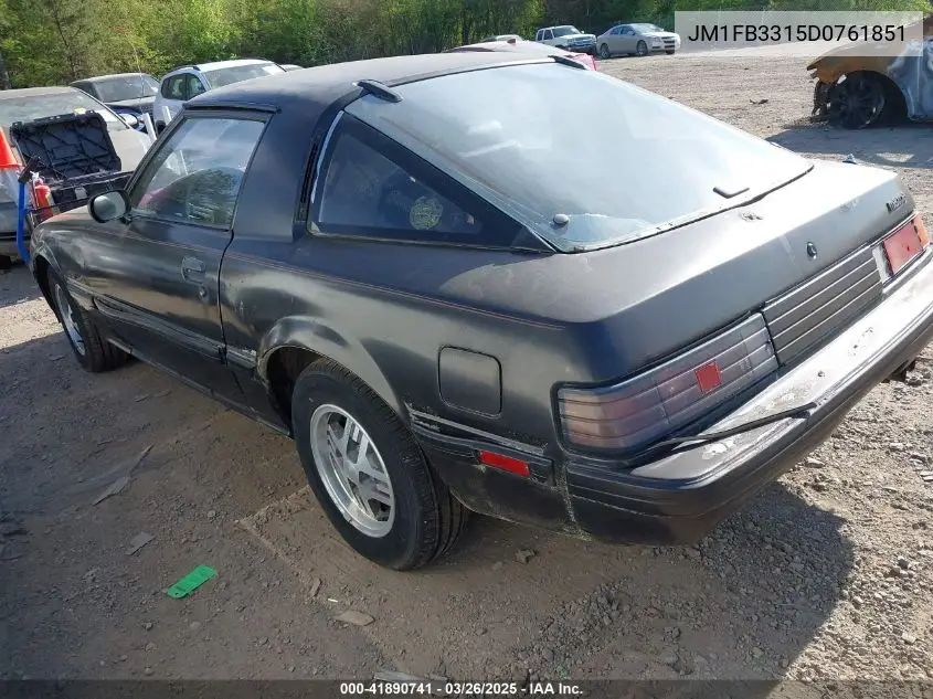 1983 Mazda Rx7 VIN: JM1FB3315D0761851 Lot: 41890741