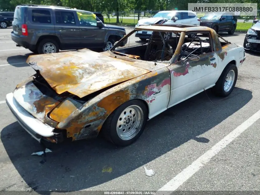 1985 Mazda Rx7 12A VIN: JM1FB3317F0888880 Lot: 42694643