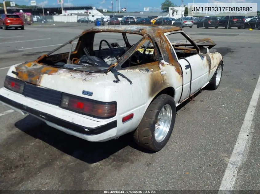 1985 Mazda Rx7 12A VIN: JM1FB3317F0888880 Lot: 42694643