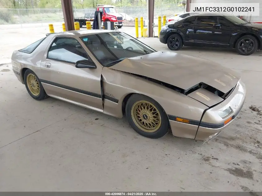 1986 Mazda Rx7 VIN: JM1FC3312G0102241 Lot: 42086874
