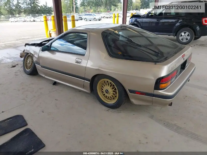 1986 Mazda Rx7 VIN: JM1FC3312G0102241 Lot: 42086874