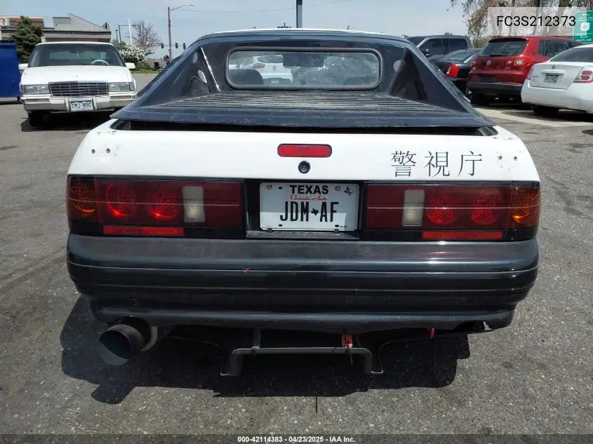 1989 Mazda Rx7 VIN: FC3S212373 Lot: 42114383