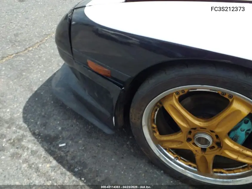 1989 Mazda Rx7 VIN: FC3S212373 Lot: 42114383