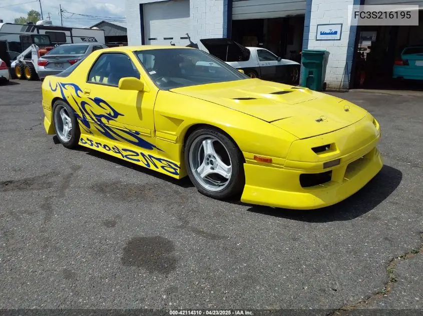 1990 Mazda Rx7 VIN: FC3S216195 Lot: 42114310