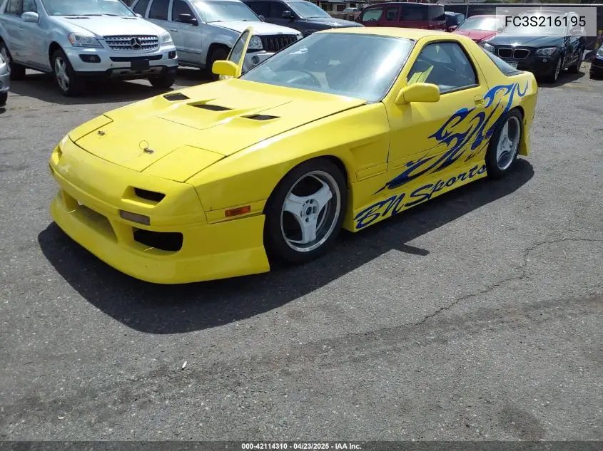 1990 Mazda Rx7 VIN: FC3S216195 Lot: 42114310