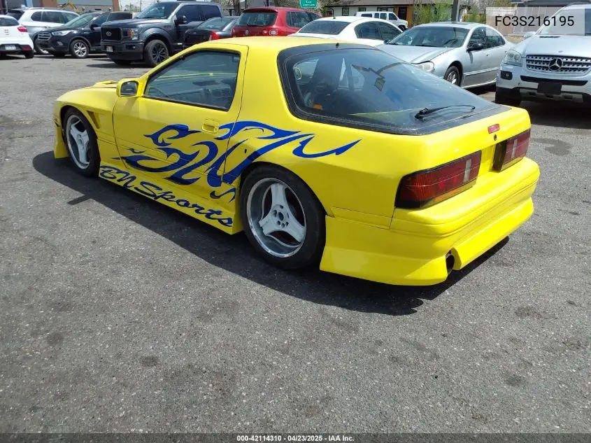 1990 Mazda Rx7 VIN: FC3S216195 Lot: 42114310