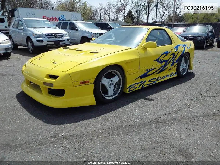 1990 Mazda Rx7 VIN: FC3S216195 Lot: 42114310