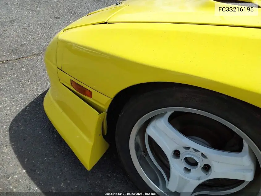 1990 Mazda Rx7 VIN: FC3S216195 Lot: 42114310