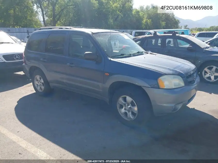 2001 Mazda Tribute Es V6/Lx V6 VIN: 4F2CU08161KM69808 Lot: 42817473