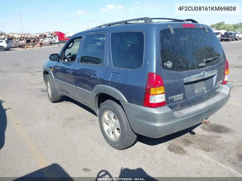 2001 Mazda Tribute Es V6/Lx V6 VIN: 4F2CU08161KM69808 Lot: 42817473