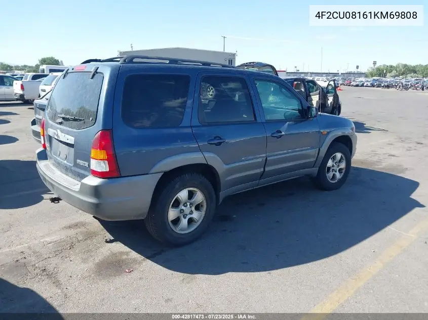 2001 Mazda Tribute Es V6/Lx V6 VIN: 4F2CU08161KM69808 Lot: 42817473