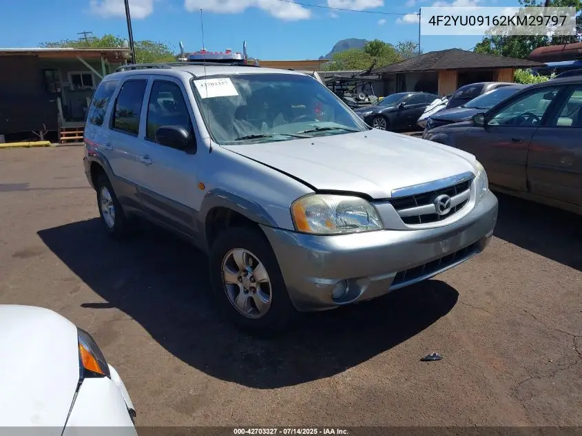 2002 Mazda Tribute Es V6/Lx V6 VIN: 4F2YU09162KM29797 Lot: 42703327