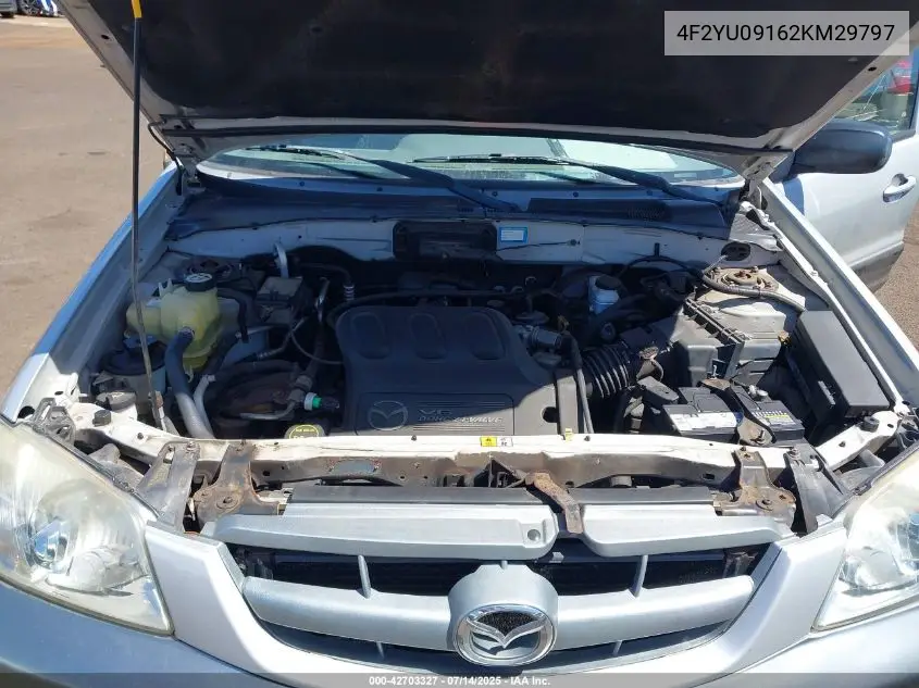 2002 Mazda Tribute Es V6/Lx V6 VIN: 4F2YU09162KM29797 Lot: 42703327