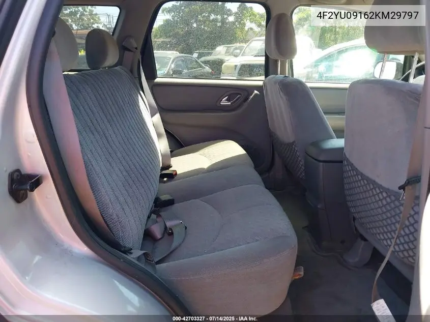 2002 Mazda Tribute Es V6/Lx V6 VIN: 4F2YU09162KM29797 Lot: 42703327
