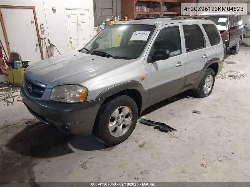 2003 Mazda Tribute Es V6 VIN: 4F2CZ96123KM04823 Lot: 41587058