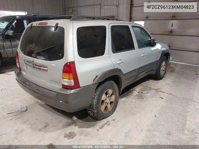 2003 Mazda Tribute Es V6 VIN: 4F2CZ96123KM04823 Lot: 41587058
