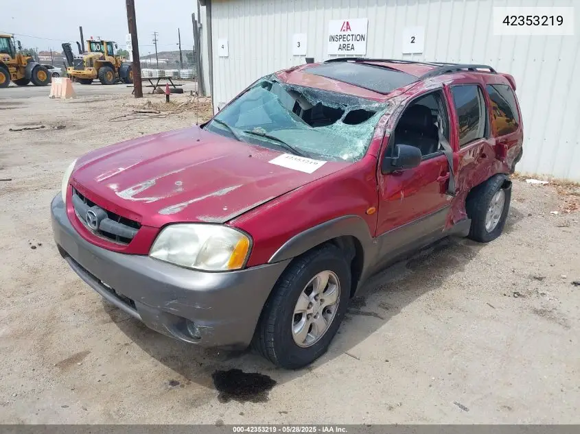 2003 Mazda Tribute Es VIN: 4F2CZ96183KM22999 Lot: 42353219