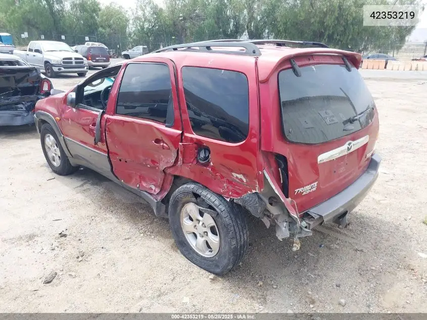 2003 Mazda Tribute Es VIN: 4F2CZ96183KM22999 Lot: 42353219