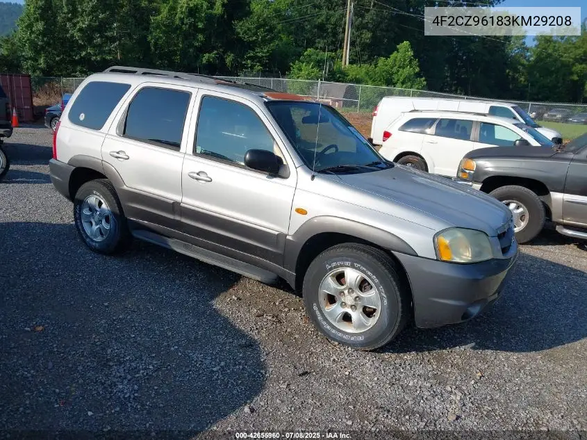 2003 Mazda Tribute Es V6 VIN: 4F2CZ96183KM29208 Lot: 42655960