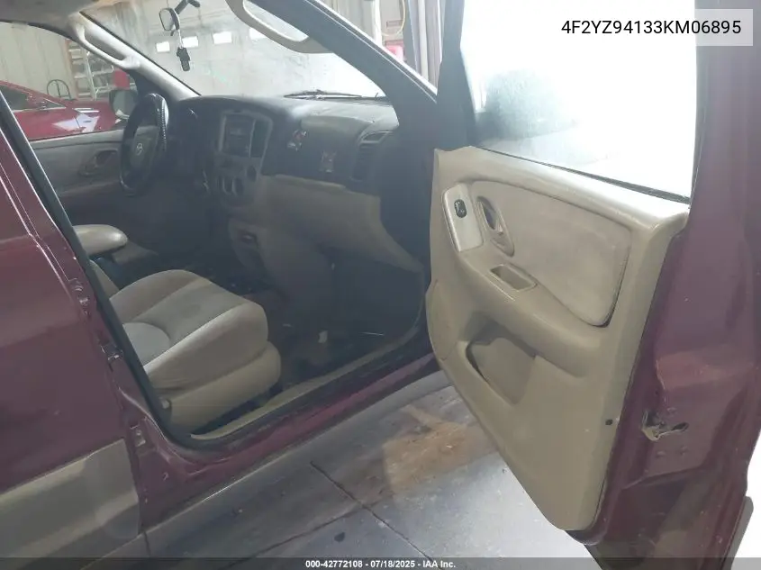 2003 Mazda Tribute Lx V6 VIN: 4F2YZ94133KM06895 Lot: 42772108