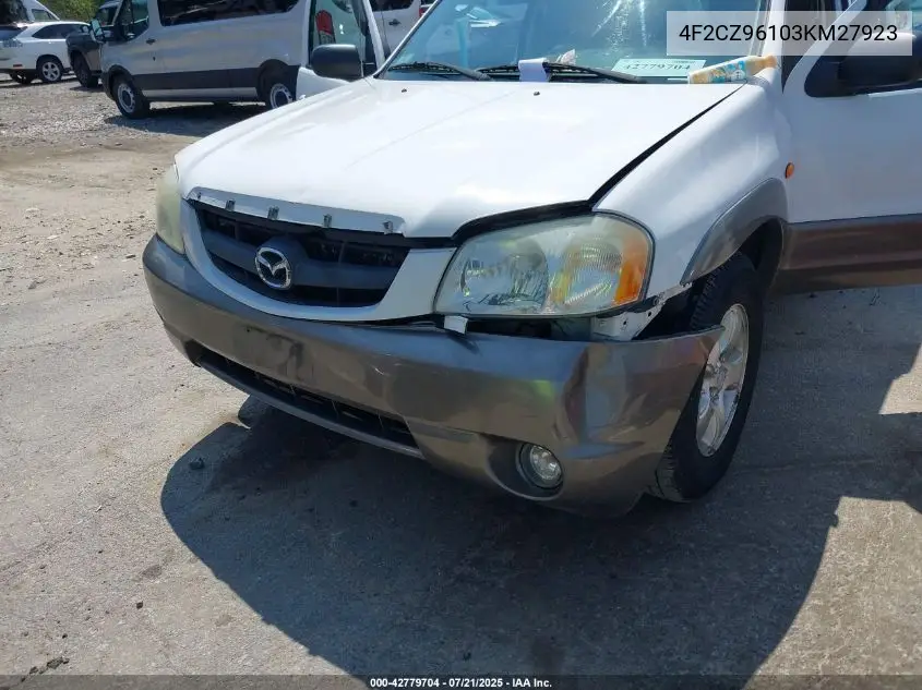 2003 Mazda Tribute Es V6 VIN: 4F2CZ96103KM27923 Lot: 42779704