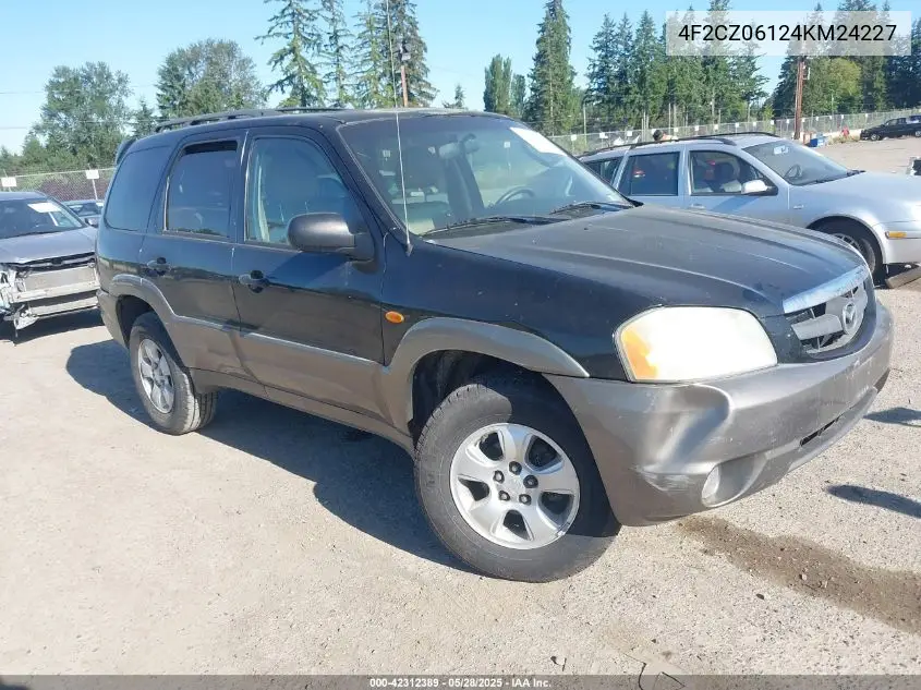 2004 Mazda Tribute Es VIN: 4F2CZ06124KM24227 Lot: 42312389