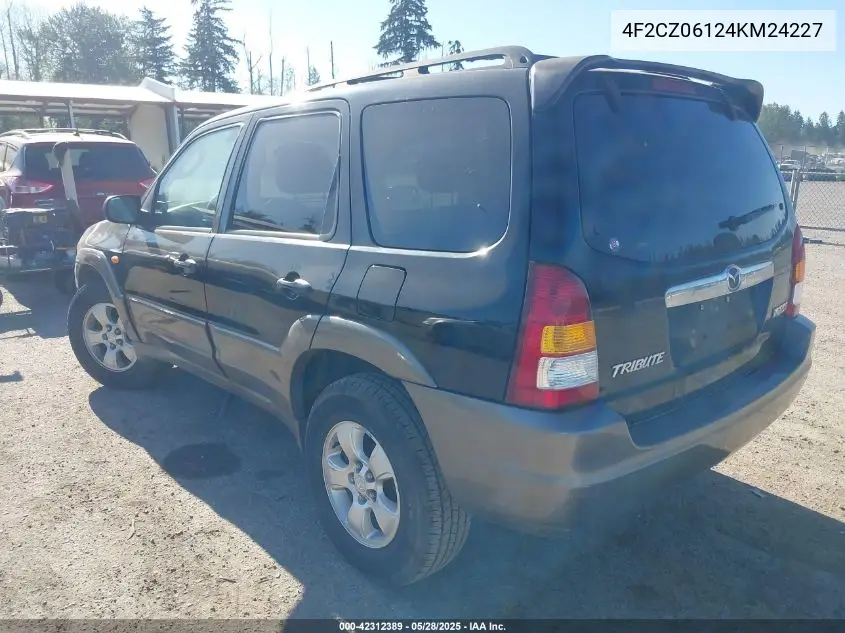 2004 Mazda Tribute Es VIN: 4F2CZ06124KM24227 Lot: 42312389