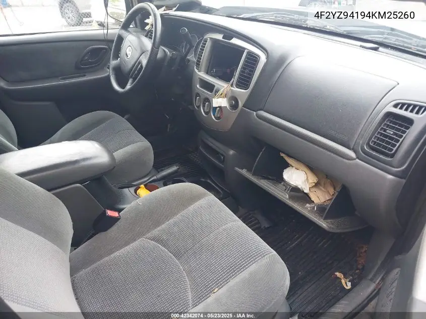 2004 Mazda Tribute Lx V6 VIN: 4F2YZ94194KM25260 Lot: 42342074