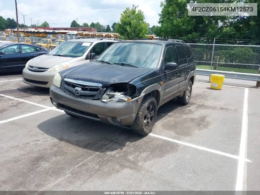 2004 Mazda Tribute Es VIN: 4F2CZ06154KM12573 Lot: 42610759