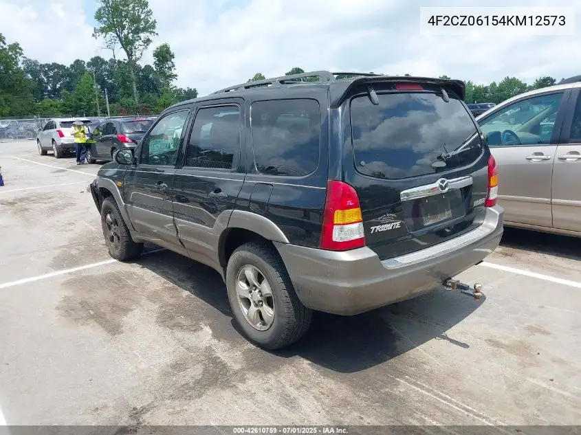 2004 Mazda Tribute Es VIN: 4F2CZ06154KM12573 Lot: 42610759