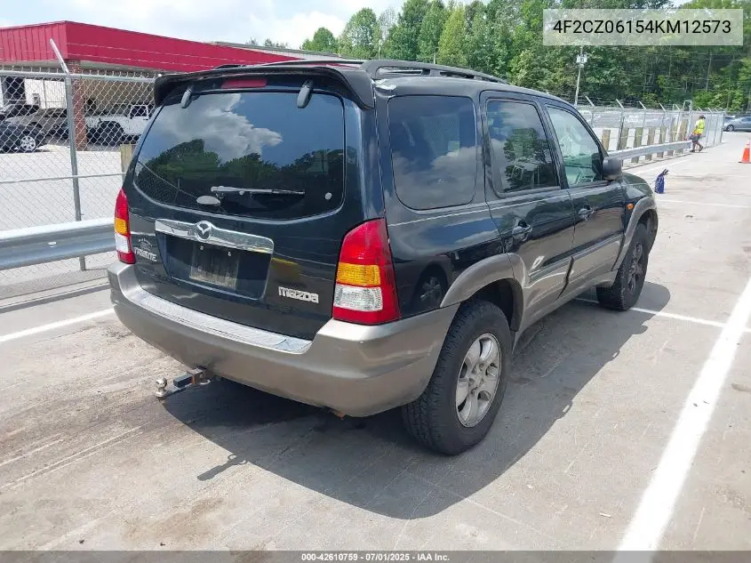 2004 Mazda Tribute Es VIN: 4F2CZ06154KM12573 Lot: 42610759