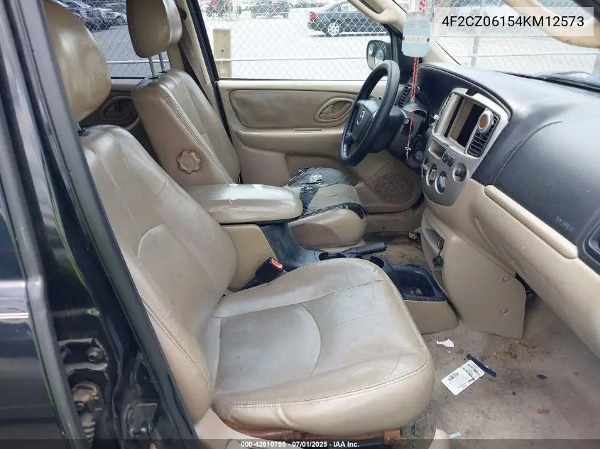 2004 Mazda Tribute Es VIN: 4F2CZ06154KM12573 Lot: 42610759