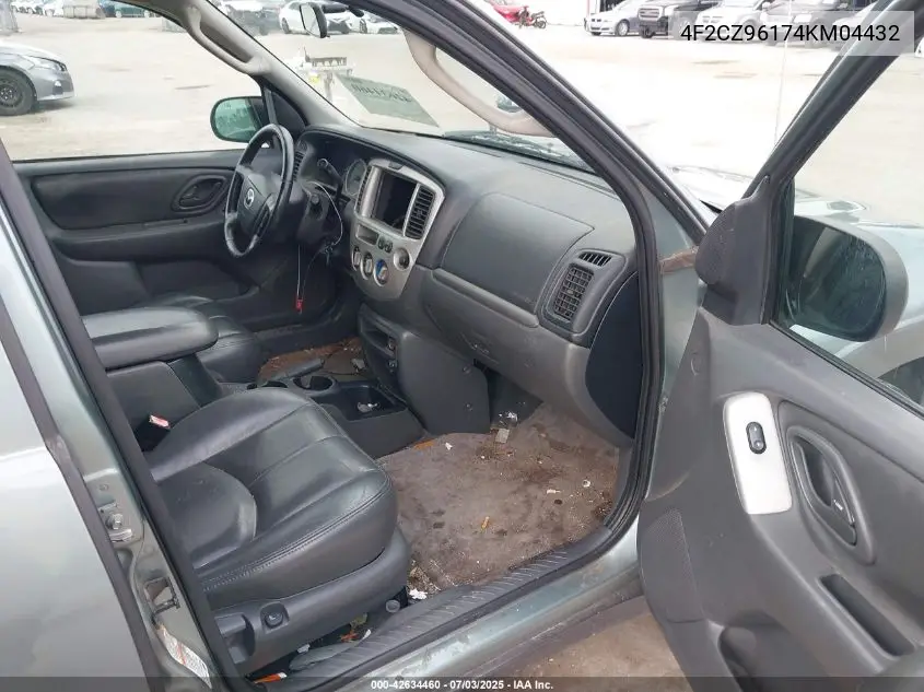 2004 Mazda Tribute Es V6 VIN: 4F2CZ96174KM04432 Lot: 42634460
