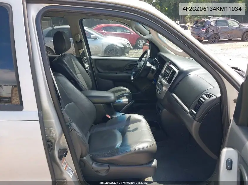 2004 Mazda Tribute Es V6 VIN: 4F2CZ06134KM11034 Lot: 42641473