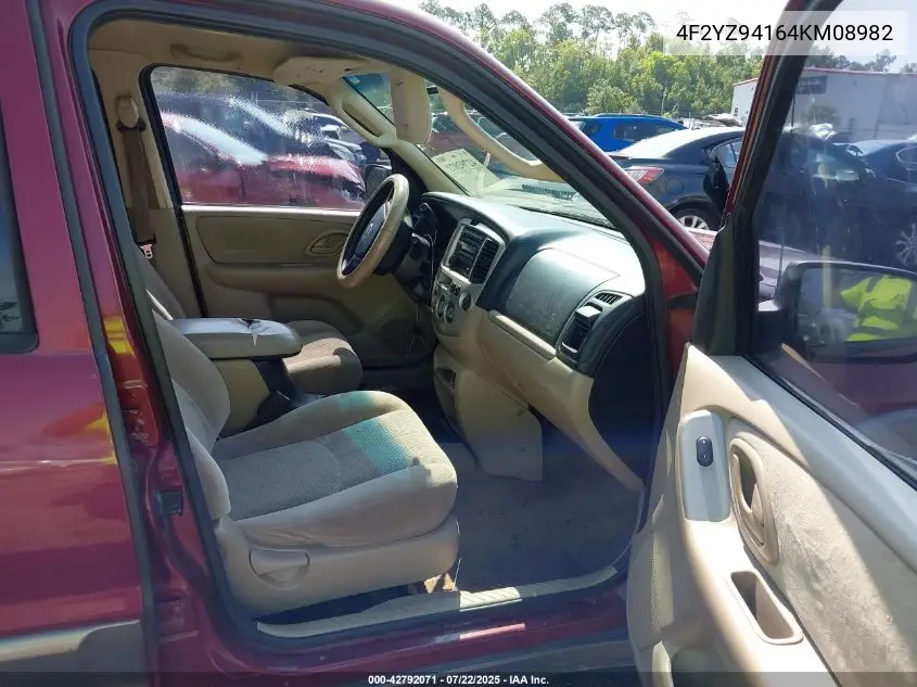 2004 Mazda Tribute Lx V6 VIN: 4F2YZ94164KM08982 Lot: 42792071