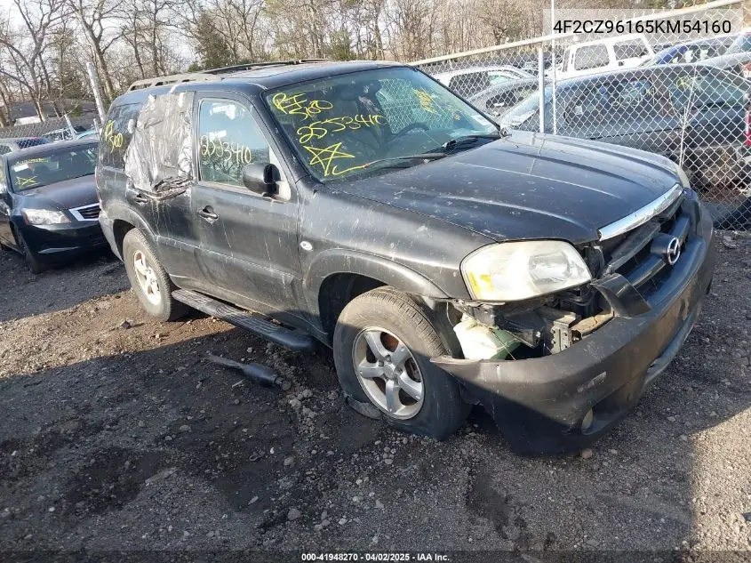 2005 Mazda Tribute S VIN: 4F2CZ96165KM54160 Lot: 41948270